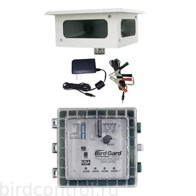 Биоакустический отпугиватель птиц Bird Gard Super Pro с 4 динамиками в общем защитном кожухе